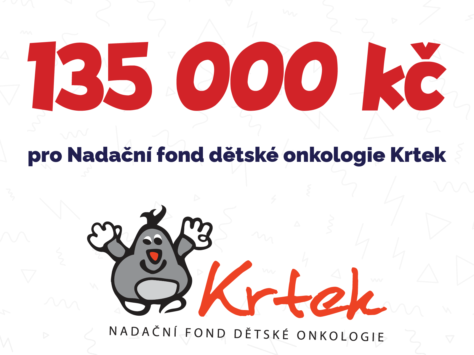 Výtěžek druhého ročníku 135 000 korun!